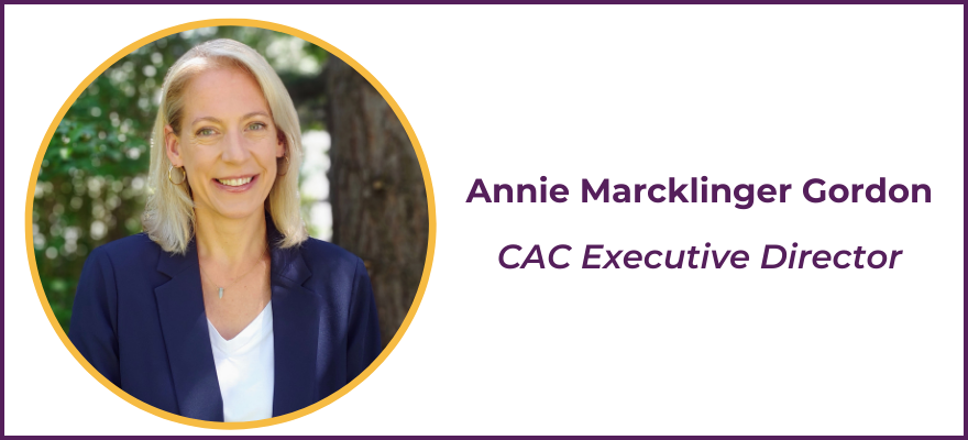 Annie Marcklinger Gordon Cac Executive Director News Header