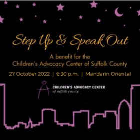 Step Up & Speak Out Benefit Banner Image